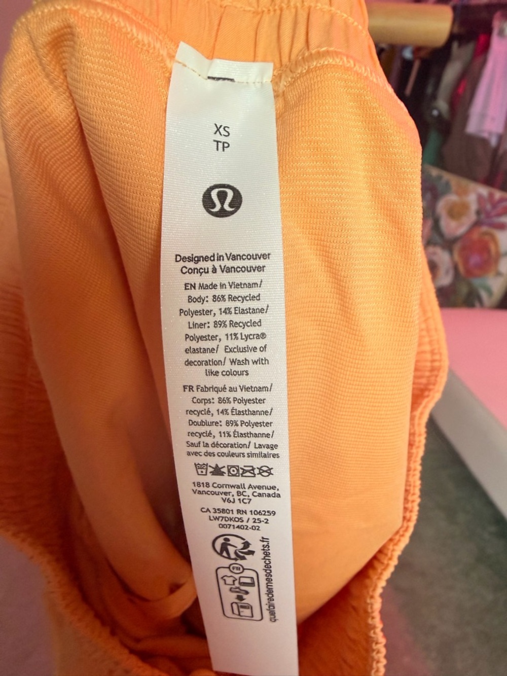 NWT Lululemon Shake It Out High-Rise Running Short 2.5" |Size XS - Picture 6 of 8
